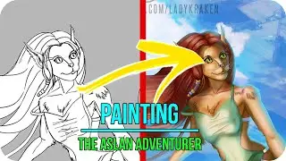 The Aslan Adventurer - Steps Digital Painting Tutorial