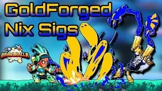 ► Custom GOLDFORGED Nix Sigs Mod Showcase! ◄ Brawlhalla