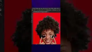 How to mask out complex hair in Adobe Photoshop #photoshop #adobephotoshop #shorts  #adobe
