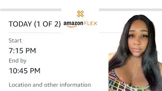 First day delivery driving for Amazon Flex