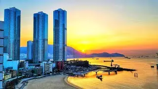 맑은 어느 휴일 #부산송도일출 &주경야경 #힐스테이트이진베이시티 2022.3.