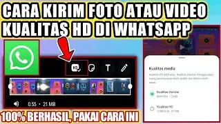 Cara Kirim Foto Atau Video Kualitas Hd Di Whatsapp