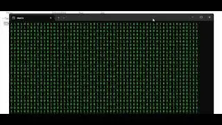 Reviewing a cool matrix code effect!