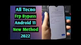 Android 11 FRP - SUPPRIMER COMPTE GOOGLE ANDROID 11 TECNO