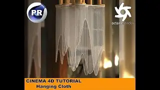 Hanging Cloth (Cinema 4D - Patreon Tutorial - Preview)