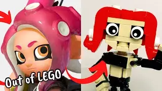 Octoling Girl: LEGO Splatoon figure