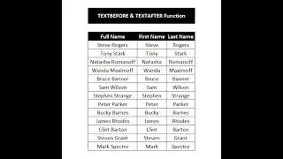 TEXTBEFORE and TEXTAFTER function