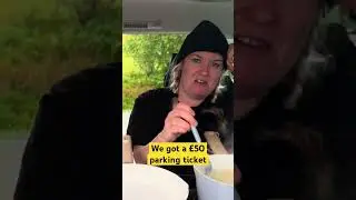 Got a parking ticket in Scotland🏴󠁧󠁢󠁳󠁣󠁴󠁿 #vanlife #scotland #travelvlog #roadtrip