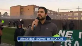 CTV: Human Chain Surrounds Detention Centre  - Dec 10, 2016
