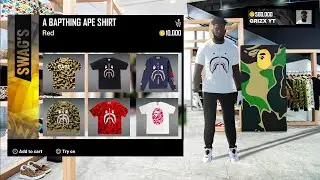 NEW DESIGNER CLOTHING IN NBA 2K21😱 GUCCI BAPE FENDI AND MORE! BAPE CLOTHING OUT NOW!!!