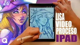 PINTANDO CON IPAD Y PROCREATE/LISA GENSHIN IMPACT