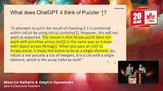 J-Fall 2023: Java Collections Puzzlers - Maurice Naftalin & Dmytro Vyazelenko