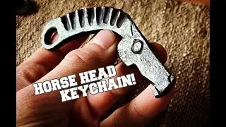 How To Forge A Horse Head keychain!