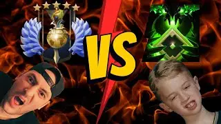 DIVINE ИГРОК ПРОТИВ РЕКРУТОВ | DOTA 2 | PATCH 7.32 #dota2 #dota #дота2 #дота