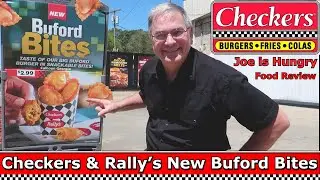 Checkers & Rally’s New Buford Bites Review | Limited Time Offer | Joe is Hungry 🧀🍅🥟🍖