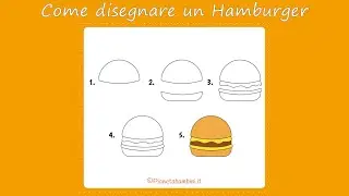 Come Disegnare un Hamburger | Tutorial 🍔