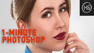 Skin Softening with Beautiful Texture | 1-Minute Photoshop || Photoshop Tutorial