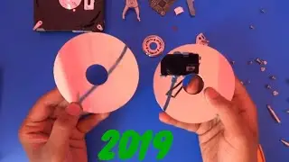 Technical strike on Hard Disk Drive (HDD). Extreme mirror finish 2019