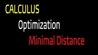Points with minimal distance - Optimization - Calculus