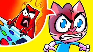 My Emotions Inside Out! | Anger Controls Me 🙀 | Kids Cartoon | Learn Feelings with Cleo & Theo 🐾