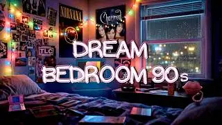A 90s Bedroom Where MTV Plays All Night ✧ Instrumental Synthwave