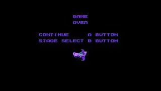 Disney's Darkwing Duck Advance - Continue and Game Over Screen