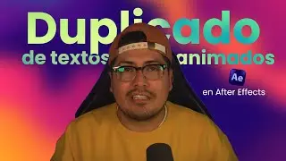 Duplica textos animados correctamente | Adobe After Effects