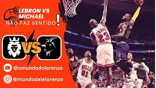 LeBron James Vs Michael Jordan NAO FAZ SENTIDO! #lebronjames #michaeljordan #nba