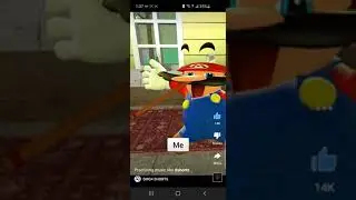 Mario is learning how to play a flute