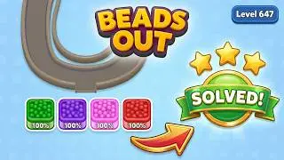🟢 Beads Out Level 647 Walkthrough | Quick & Easy Solution! 🧩