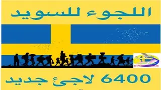 6400 لاجئ جديد للسويد
