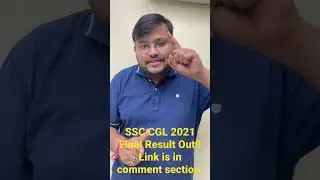 SSC CGL 2021 Final Result Out🎉🎉💥 
