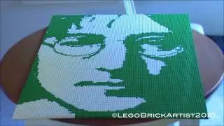 John Lennon Lego Mosaic