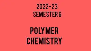 POLYMER  CHEMISTRY 2023|MGU||SEM6|PREVIOUSYEAR'SQUESTIONS|BRITTLEMEDIA