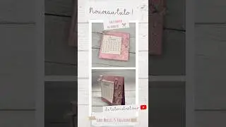 Nouveau tutoriel en ligne ! Calendrier de bureau 2024 📅 #stampinup #2024 #diy