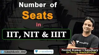 Total Seats in IIT , NIT & IIIT's | Total IIT, NIT & IIIT Colleges | IIT-JEE | Josaa |  NKC Sir