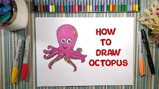 How To Draw Octopus | Drawing and Painting| Drawing Pictures for Children