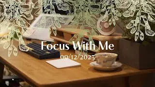 Focus With Me | Live Pomodoro 30/5 | Ocean ASMR