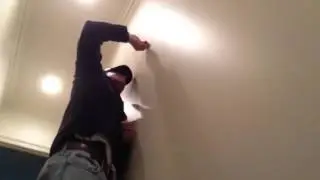 How to hang 50 pound object on drywall quickly_Chris Noto