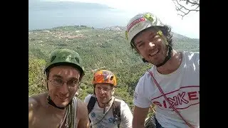 Arrampicata con Kevin sulla Via Melissa Slimoncella