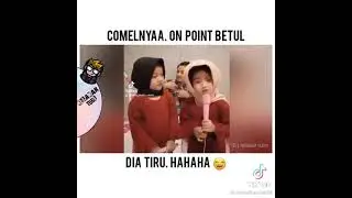 Gelagak 2 kanak-kanak mencuit hati