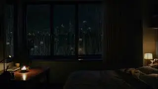 Gentle Night RAIN - Rain Sounds For Sleeping - Thunderstorm Sounds, Relax, Study, Meditation, ASMR
