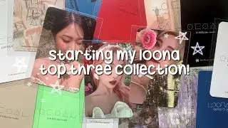 starting my loona top three collection!!