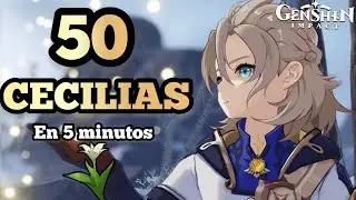 50 CECILIAS EN 5 MINUTOS | Genshin Impact