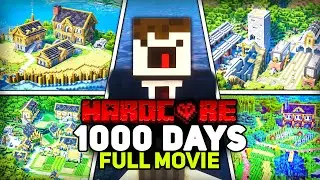 I Survived 1000 Days in Minecraft Hardcore [FULL MOVIE]