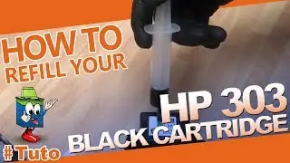 HP 303 Black Cartridge : How To Refill The Cartridge