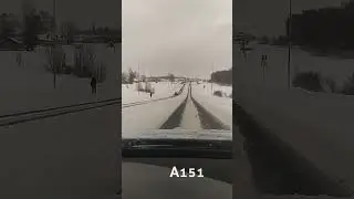 трасса А151 Ульяновск-Цивильск.              Чувашия Канаш-Шихазаны 21Января 2024г