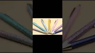 Metal Retractable fansy pink Pen