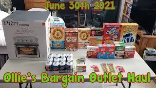Ollie's Bargain Outlet Haul   June 28th 2021