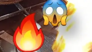 Пожарила блины🔥😱